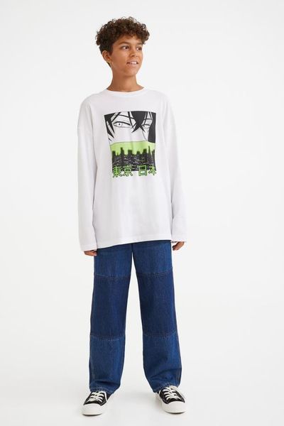 Реглан H&M пх8314 білий 2200000239693 фото