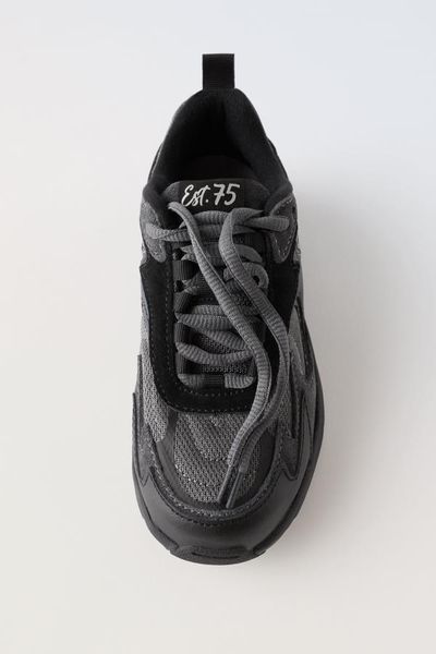 Кросівки Zara пх9774 чорні 2200000302816 фото