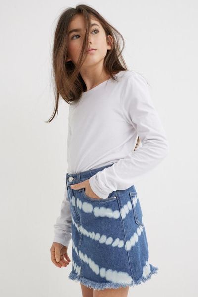 Спідниця джинсова H&M пд8074 синя 2200000229663 фото