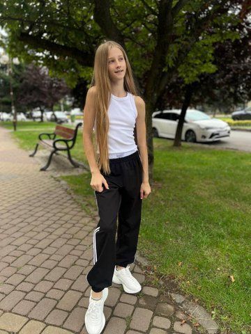 Спортивні брюки MariAnna д11322 чорні 2200000370570 фото