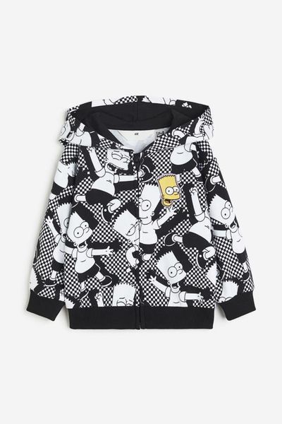 Толстовка H&M х10245 чорно-біла 2200000322586 фото