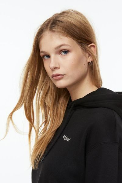 Худі H&M ж9288 чорне 2200000284075 фото