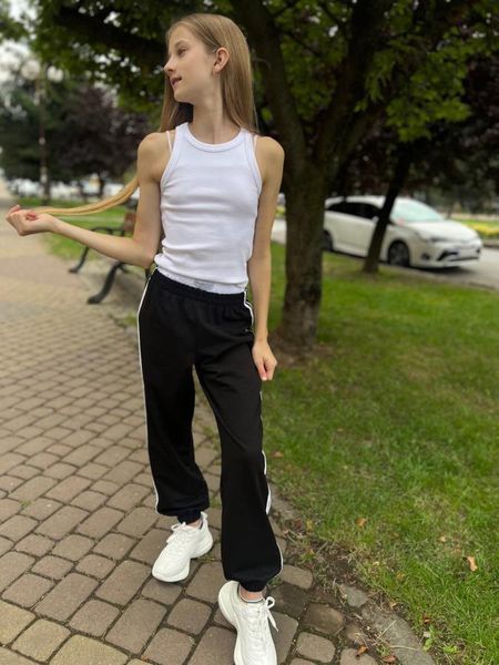 Спортивні брюки MariAnna д11322 чорні 2200000370570 фото