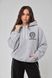 Утеплене худі KristyStyle пд12342 сіре 2200000415882 фото 1