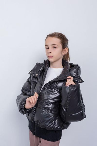 Куртка демізезон Cvetkov пд12203 чорна 2200000412140 фото