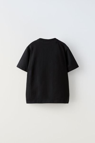 Футболка Zara пд9877 чорна 2200000307170 фото