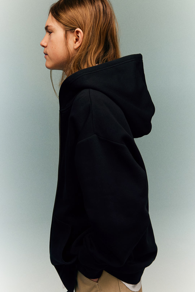 Толстовка H&M пх10381 чорна 2200000328182 фото