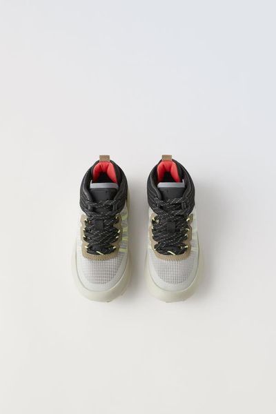 Кросівки Zara пх9764 чорно бежеві 2200000302342 фото