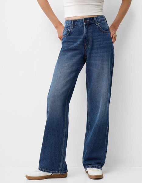 Джинси Bershka пд11417 сині 2200000375506 фото