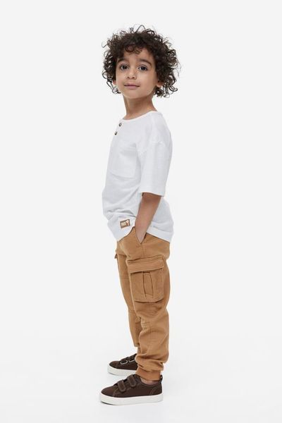 Брюки H&M х8918 бежеві 2200000267528 фото