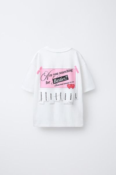 Футболка Zara пд11767 біла 2200000400673 фото