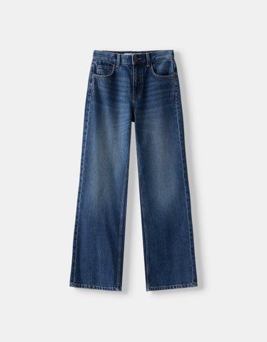 Джинси Bershka пд11417 сині 2200000375506 фото