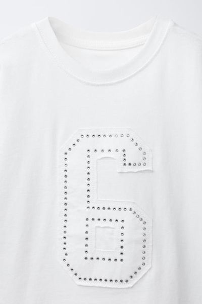 Футболка Zara пд11764 біла 2200000389657 фото