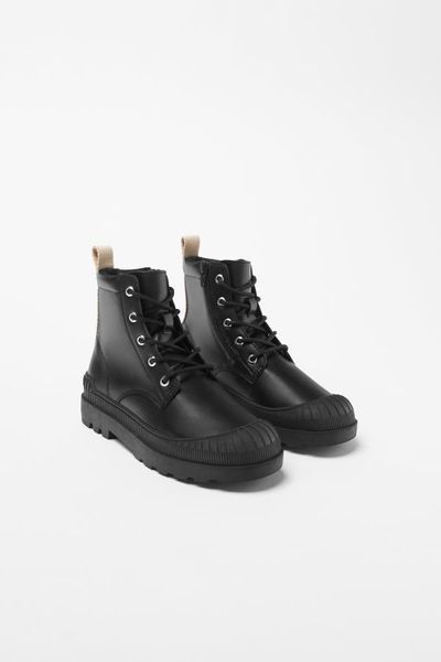 Черевики Zara пд7532 чорні 2200000218766 фото