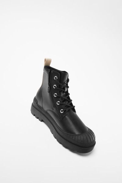 Черевики Zara пд7532 чорні 2200000218766 фото