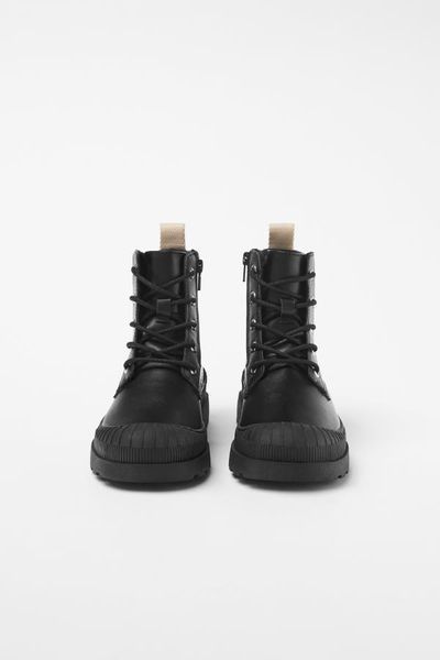 Черевики Zara пд7532 чорні 2200000218766 фото