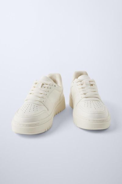 Кеди Zara пд10916 білі 2200000351586 фото