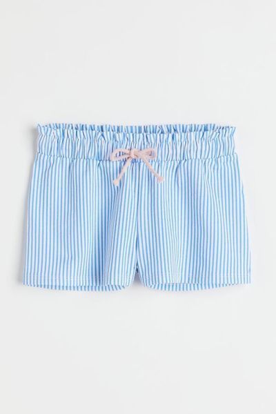 Шорти H&M д7998 блакитно білі 2200000227447 фото